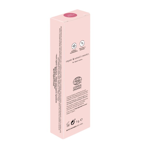 Brillo de labios rosa intenso (Orgánico y Bio)