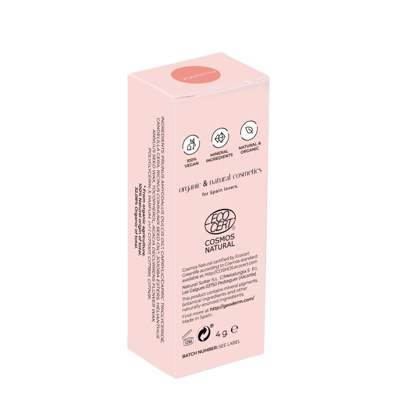 Pintalabios Hollyhock/Rosa Claro (Natural y Vegano)