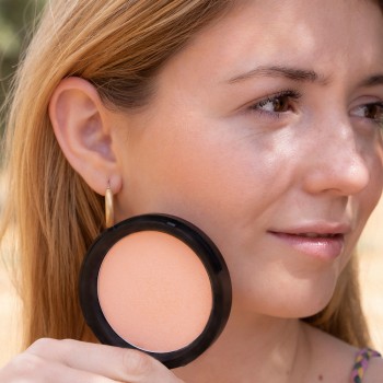 Colorete Compacto Coral (Vegano) 2